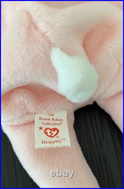 Rare Hoppity Beanie Baby withtag error 1996