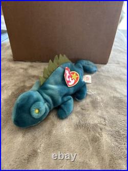 Rare Iggy Iguana Beanie Baby WITH TAG ERRORS Rare Iggy Iguana Beanie Baby WITH TAG ERRORS