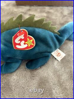 Rare Iggy Iguana Beanie Baby WITH TAG ERRORS Rare Iggy Iguana Beanie Baby WITH TAG ERRORS