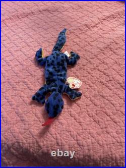 Rare LIZZY Ty Beanie Baby Style #4033 PVC VINTAGE