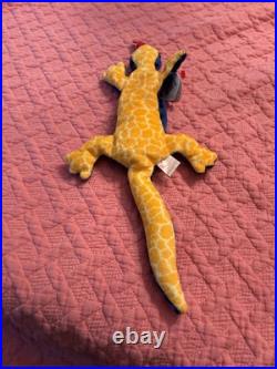 Rare LIZZY Ty Beanie Baby Style #4033 PVC VINTAGE
