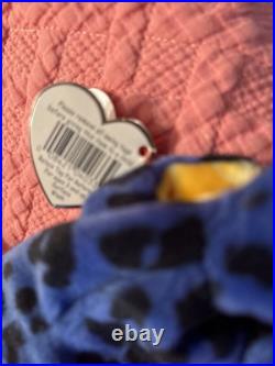 Rare LIZZY Ty Beanie Baby Style #4033 PVC VINTAGE
