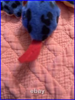 Rare LIZZY Ty Beanie Baby Style #4033 PVC VINTAGE