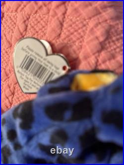 Rare LIZZY Ty Beanie Baby Style #4033 PVC VINTAGE