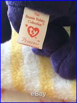 Rare MUSEUM Mint 1st Edition Princess Diana 1997 Retired Beanie Baby