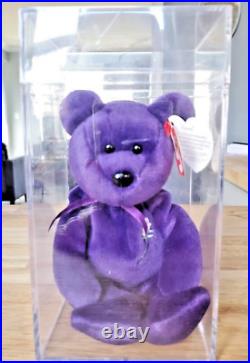 Rare MUSEUM Mint Princess Diana 1997 Retired Beanie Baby SPACE STAMP 472