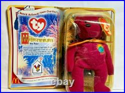 Rare McDonald's Retired Ty Beanie Baby Millennium the Bear 1999