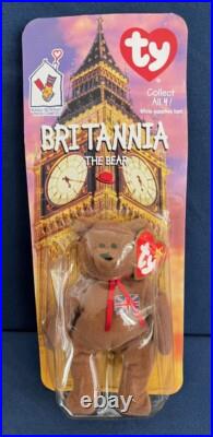 Rare McDonald's Ty Beanie Babies International Bears Set of Four, New, Unopened