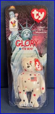 Rare McDonald's Ty Beanie Babies International Bears Set of Four, New, Unopened