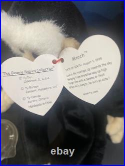 Rare Original beanie baby Mooch 1998