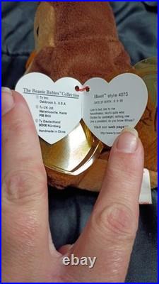 Rare Owl Ty Baby With Errors