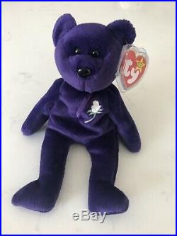 Rare Princess Diana Ty Beanie Baby 1997 Tag Attached No Stamp In Tush Label PE