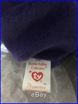 Rare Princess Diana beanie baby with 1st edition red star tag
