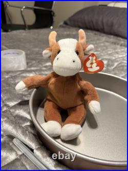 Rare Pristine Condition'Bessie The Cow' 2nd Generation Beanie Baby W Tag Errors Rare Pristine Condition'Bessie The Cow' 2nd Generation Beanie Baby W Tag Errors