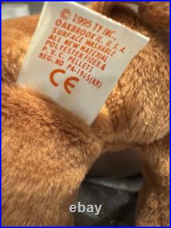 Rare Pristine Condition'Bessie The Cow' 2nd Generation Beanie Baby W Tag Errors Rare Pristine Condition'Bessie The Cow' 2nd Generation Beanie Baby W Tag Errors