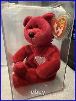 Rare/RETIRED 1998 Valentina Ty Beanie Baby with Hologram Tush Tag/ Tag Error 99