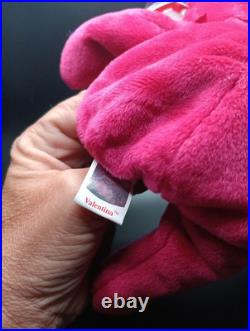 Rare/RETIRED 1998 Valentina Ty Beanie Baby with Hologram Tush Tag/ Tag Error 99 Rare/RETIRED 1998 Valentina Ty Beanie Baby with Hologram Tush Tag/ Tag Error 99