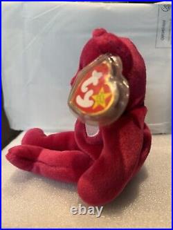 Rare/RETIRED 1998 Valentina Ty Beanie Baby with Hologram Tush Tag/ Tag Error 99