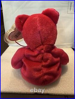 Rare/RETIRED 1998 Valentina Ty Beanie Baby with Hologram Tush Tag/ Tag Error 99