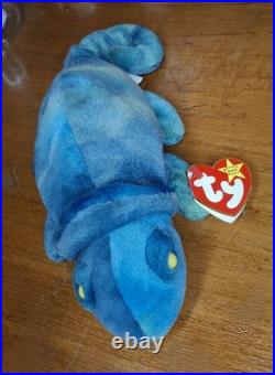 Rare Rainbow TY Beanie Babies. ERROR ADDITION/IGGY FABRIC