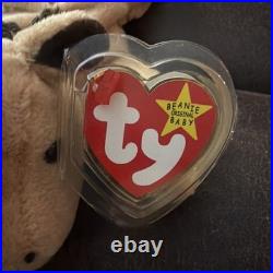 Rare Retired 1995 Ty Beanie Babies Derby The Horse with Tag Errors, Mint Cond