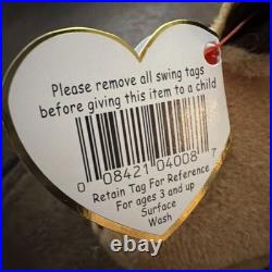 Rare Retired 1995 Ty Beanie Babies Derby The Horse with Tag Errors, Mint Cond