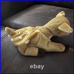 Rare Retired 1997-98 Ty Beanie Baby WHISPER The Fawn with Tag Errors Mint Cond