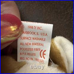 Rare Retired 1997-98 Ty Beanie Baby WHISPER The Fawn with Tag Errors Mint Cond