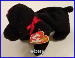 Rare Retired 1997 Ty Beanie Baby Gigi The Dog With Pe Pellets