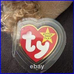 Rare Retired 1997 Ty Beanie Baby Spunky The Cocker Spaniel With Tag Errors Mint