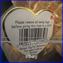 Rare Retired 1997 Ty Beanie Baby Spunky The Cocker Spaniel With Tag Errors Mint