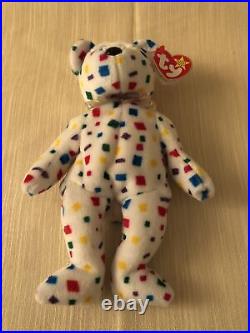 Rare Retired 1999 Ty 2k Beanie Baby The Bear With Pe Pellets