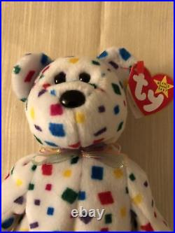 Rare Retired 1999 Ty 2k Beanie Baby The Bear With Pe Pellets