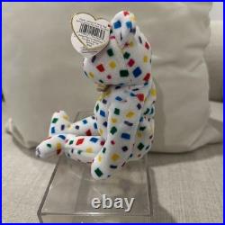 Rare Retired 1999 Ty 2k Beanie Baby The Bear With Pe Pellets/tag Errors