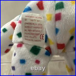 Rare Retired 1999 Ty 2k Beanie Baby The Bear With Pe Pellets/tag Errors