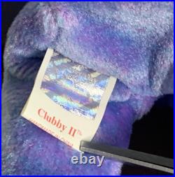Rare Retired 1999 Ty Beanie Baby Clubby II With Errors Swing And Tush Rare Retired 1999 Ty Beanie Baby Clubby II With Errors Swing And Tush