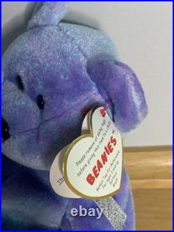 Rare Retired 1999 Ty Beanie Baby Clubby II With Errors Swing And Tush Rare Retired 1999 Ty Beanie Baby Clubby II With Errors Swing And Tush