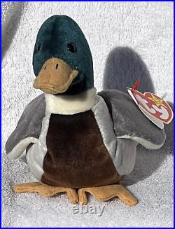 Rare? Retired? Beanie Baby? JAKE? 1998? With tag Errors