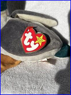 Rare? Retired? Beanie Baby? JAKE? 1998? With tag Errors