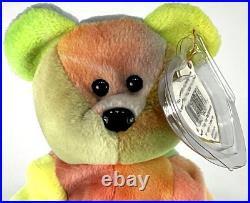 Rare Retired MWMT TY Beanie Babies Peace (Bear) with 8 Errors 1996 PE