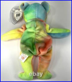 Rare Retired MWMT TY Beanie Babies Peace (Bear) with 8 Errors 1996 PE