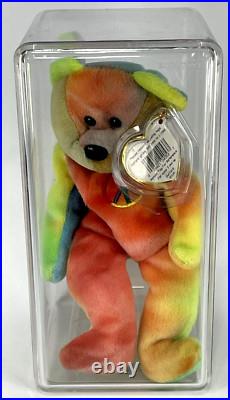 Rare Retired MWMT TY Beanie Babies Peace (Bear) with 8 Errors 1996 PE