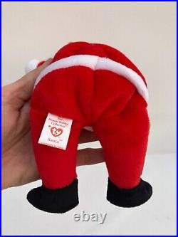 Rare/Retired SANTA TY Beanie Baby 1998 With Tag Errors Pristine Condition