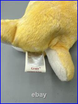 Rare! Retired! TY Beanie Babies GRACE the Praying Bunny With Tags 2000 Errors