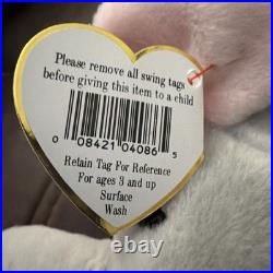 Rare/Retired TY Beanie baby'RIGHTY' (1996) The Elephant Grey PATRIOTIC