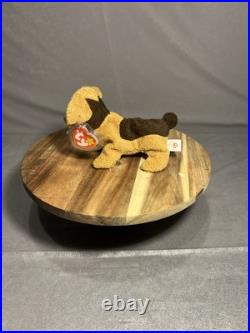 Rare Retired TY Tuffy the Dog Beanie Baby 1996 With Multiple Tag Errors