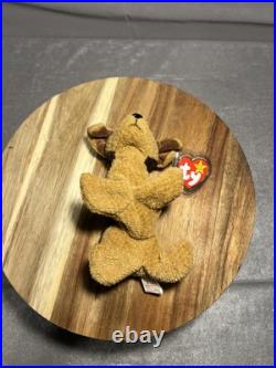 Rare Retired TY Tuffy the Dog Beanie Baby 1996 With Multiple Tag Errors