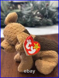 Rare & Retired Tuffy Beanie Baby 1996 With Rare Tag And Poem Errors