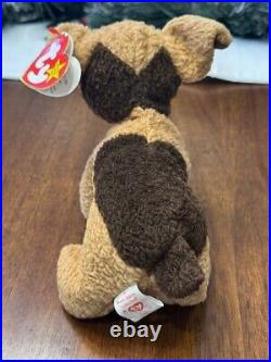 Rare & Retired Tuffy Beanie Baby 1996 With Rare Tag And Poem Errors