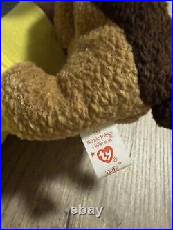 Rare & Retired Tuffy Beanie Baby 1996 With Tag And Poem Errors